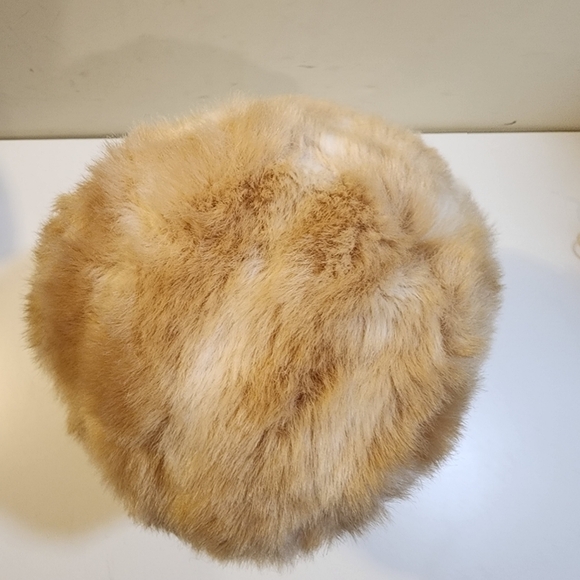 Faux Fur Caramel Winter Bucket  hat - Picture 3 of 7